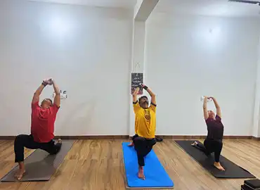 Special yoga class in Dehradun movement illustration