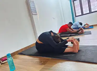 Vinyasa yoga flow classes Dehradun illustration